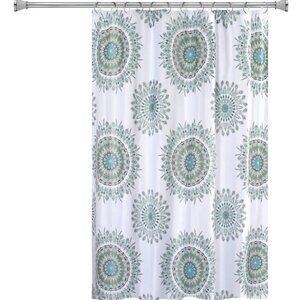 Splash Felia Madala Ethnic Feathers Shower Curtain